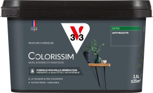 Peinture COLORISSIM Satin 2,5L Anthracite