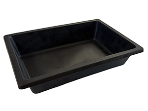 Auge plastique noire 3 litres