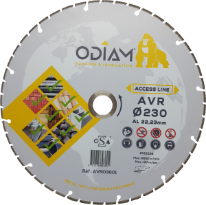Disque diamant Ø125 AVR