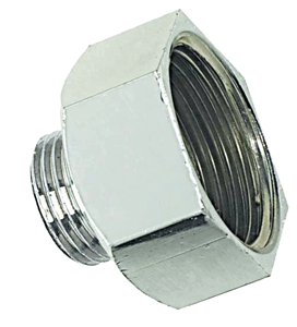 Mamelon réduit F20x27-M15x21 chromé