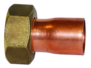 Raccord fer-cuivre droit emboiture 20x27 20x27 D14