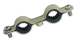 Colliers de fixation double isophonique Ø12 - 5 pces