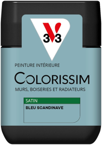 Peinture COLORISSIM Satin 0,075L Bleu Scandinave Testeur