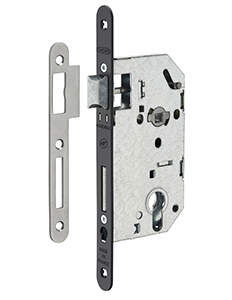 Boitier serrure à encastrer MONOMAX NF axe 50mm têtière noire