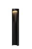 Borne extérieure COMBO LED noire H.45cm 1x7W 3000K IP54