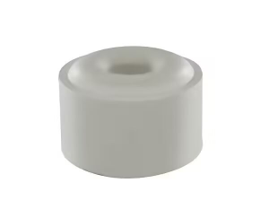 Butée de porte caoutchouc blanc Ø40mm h. h.26mm