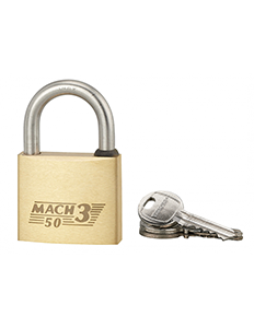 CADENAS MACH 3 50MM ANSE ACIER 3CL. inoxydable 3 clés