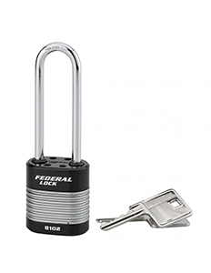 Cadenas lamelles haute sureté A+ 44mm anse 76 mm