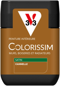 Peinture COLORISSIM Satin 0,075L Cannelle Testeur