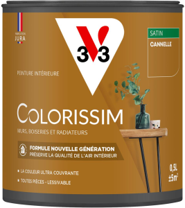 Peinture COLORISSIM Satin 0,5L Cannelle