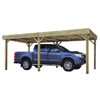 Carport simple MIRO 1 voiture toiture en bac acier 3mx6m