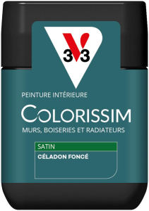Peinture COLORISSIM Satin 0,075L Céladon Foncé Testeur