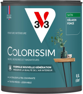 Peinture COLORISSIM Satin 0,5L Céladon Foncé