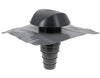 Chapeau de ventilation multi-diamètre Anthracite Ø100-160 / collerette 50x55cm - Nicoll réf:VVMD16A