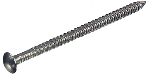 Clou 304L 2,7x50mm Tête Bombée annelée inox A2 18/10 1kg