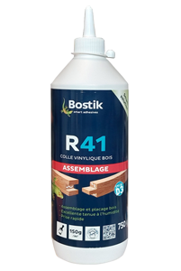 Colle vinylique bois extérieur BOSTIK R4 BOSTIK R41 750g