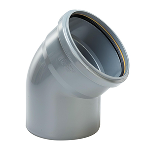 Coude PVC 45° Ø200mm à joint Mâle/Femelle CR4