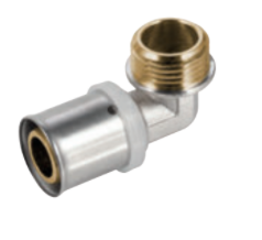 Coude Multicouche à sertir Ø16 M15x21