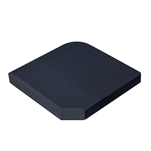 Dalle pied de parasol 46x46x6cm - Noir (Dalle en béton) - 25kg