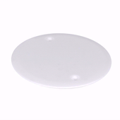 Couvercle rond à visser Ø80mm blanc pour boîte à encastrer