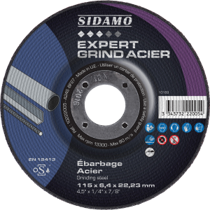 Disque ébarbage Ø115 EXPERT GRIND ACIER