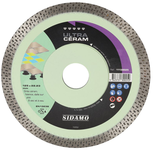 Disque diamant Ø125 ULTRA CERAM
