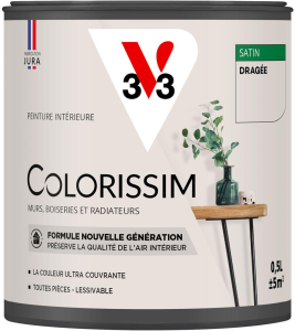 Peinture COLORISSIM Satin 0,5L Dragée