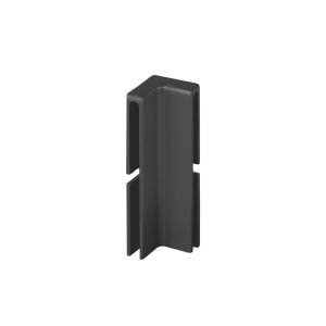 Angle rentrant pour DURABAL BO H.80mm alu laqué RAL7016 BOAC 8016-XI