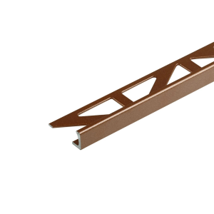 Profilé chant droit alu thermolaqué Cuivre DUROSOL - 11mmx250cm DSAC1154/250