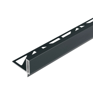 Profilé Nez de marche SQUARESTEP alu laqué Anthracite 7016 - 22mmx250cm SQSACM2216/250
