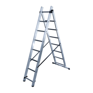 Echelle transformable HOBBYSTEP 2 plans 2,25m/3,52m - 2x8 échelons