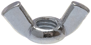 Ecrou à oreilles acier zingué Ø6 - 6 pces