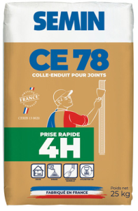 Enduit à joints CE78 prise 4h - 25kg