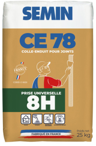 Enduit à joints CE78 prise 8h - 25kg