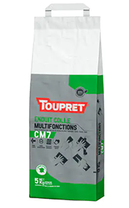 Enduit colle multifonctions CM7 poudre TOUPRET 5kg