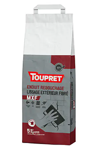 Enduit rebouchage lissage extérieur MFX TOUPRET 5kg