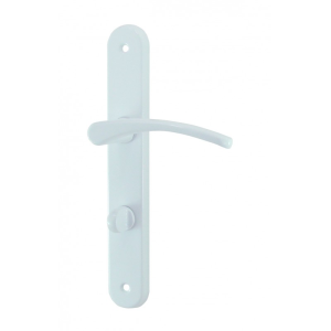 Ensemble CLUSES laqué blanc 195mm condamnation