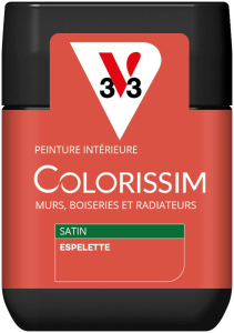 Peinture COLORISSIM Satin 0,075L Espelette Testeur