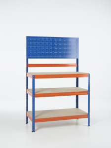 Etabli bois métal 150x100x50cm charge maxi 225kg