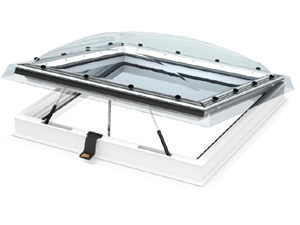 Fenêtre coupole motorisée CVP100150 0573 pour toits plats / 100x150