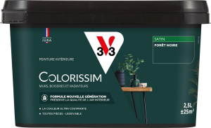 Peinture COLORISSIM Satin 2,5L Forêt Noire