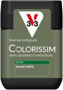 Peinture COLORISSIM Satin 0,075L Glaise Verte Testeur