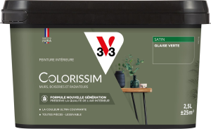 Peinture COLORISSIM Satin 2,5L Glaise Verte