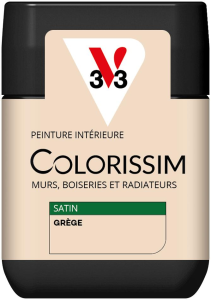 Peinture COLORISSIM Satin 0,075L Grège Testeur