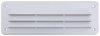 Grille PVC blanc bas de porte 230x80mm