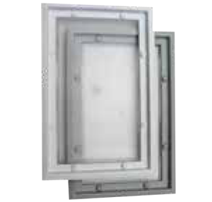 Hublot blanc 35,5x22,5cm pour porte de garage