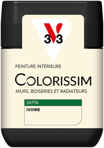 Peinture COLORISSIM Satin 0,075L Ivoire Testeur