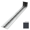 Jonction 300mm PVC cellulaire gris anthracite pour planche de rive