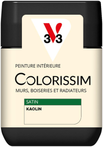 Peinture COLORISSIM Satin 0,075L Kaolin Testeur