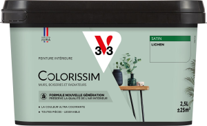 Peinture COLORISSIM Satin 2,5L Lichen